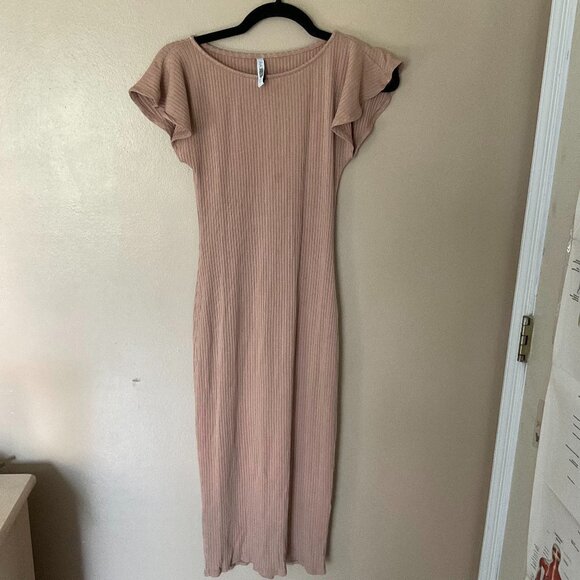 Rachel Pally Allegra Maternity Sheath Dress Flutter Sleeve Size M - Picture 2 of 5